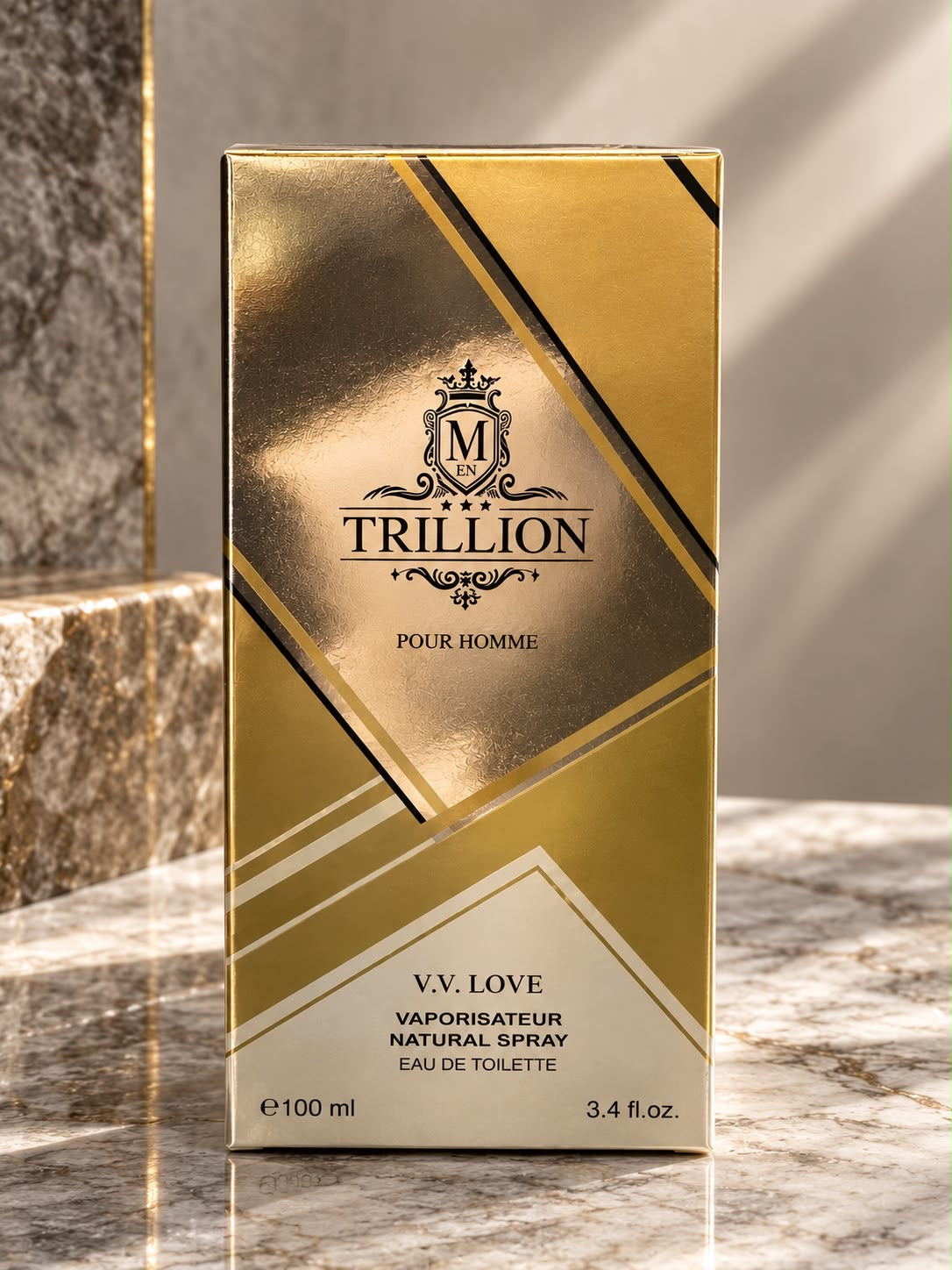 V.V. Love Trillion Pour Homme Eau de Toilette 3.4 oz / 100 ml