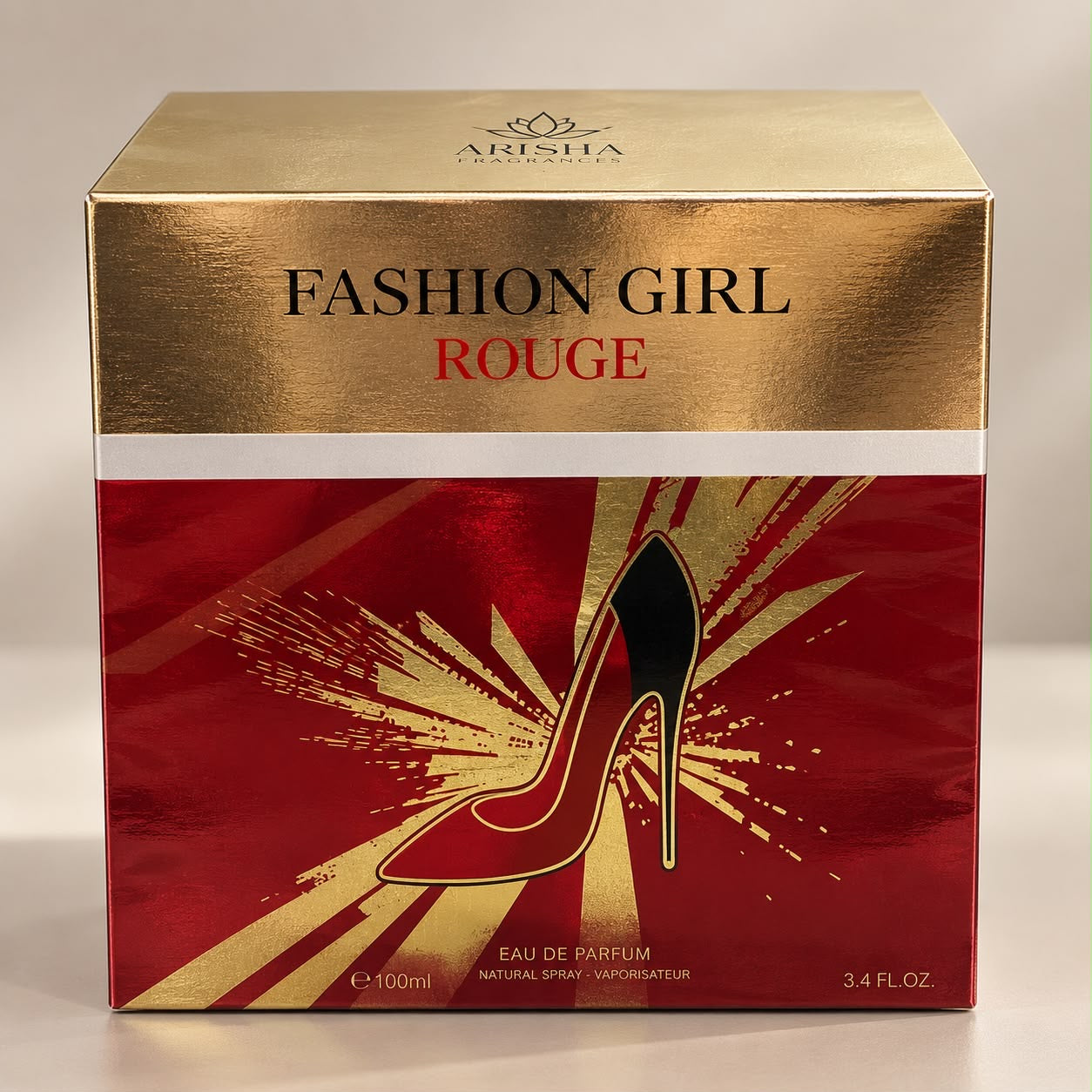 Arisha Fashion Girl Rouge Eau de Parfum 3.4 oz / 100 ml